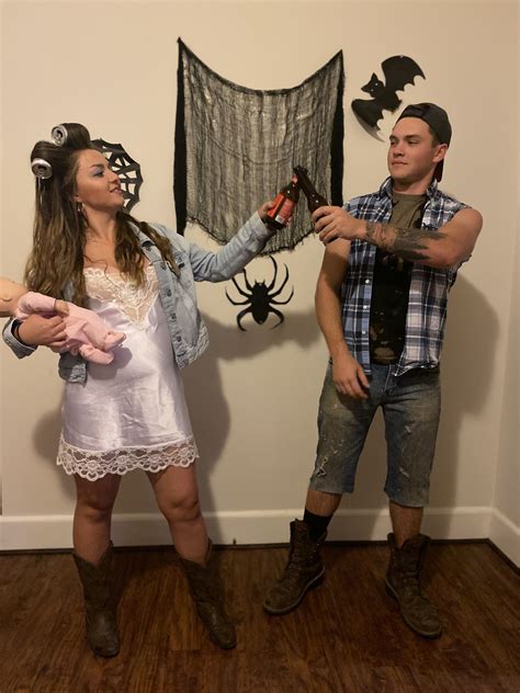 white trash couple costume